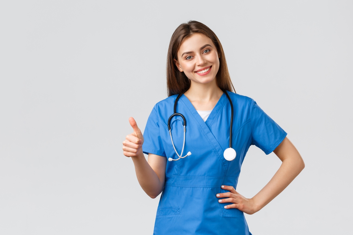 A young woman who knew how to prepare for nursing school.