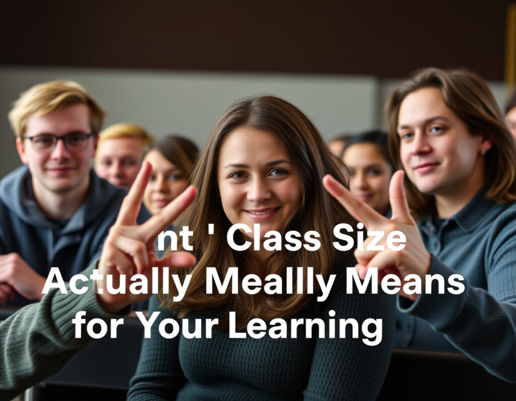 What "Class Size" Actually Means for Your Learning — University, Sackville